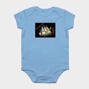 Tic Tac Toe (Cat and Mouse) Baby Bodysuit